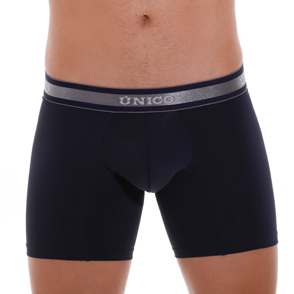 Mundo Unico Boxer Copa Medio Cardenal M22 - Navy Blue Microfiber Boxer Brief