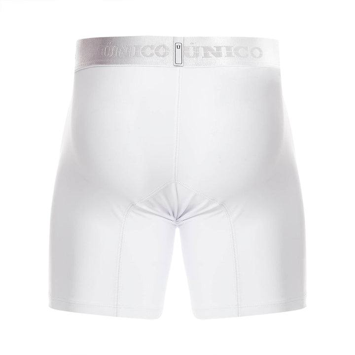 Mundo Unico Cristalino M23 Men's Mid-Length Boxer Briefs - White