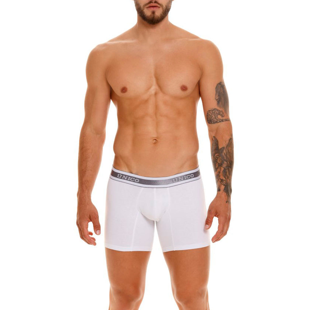 Mundo Unico Lustre Men's Boxer Briefs | White