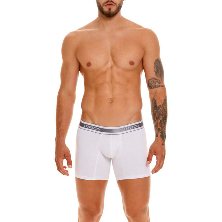 Mundo Unico Lustre Men's Boxer Briefs | White