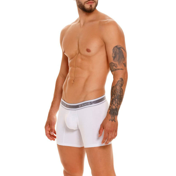 Mundo Unico Lustre Men's Boxer Briefs | White