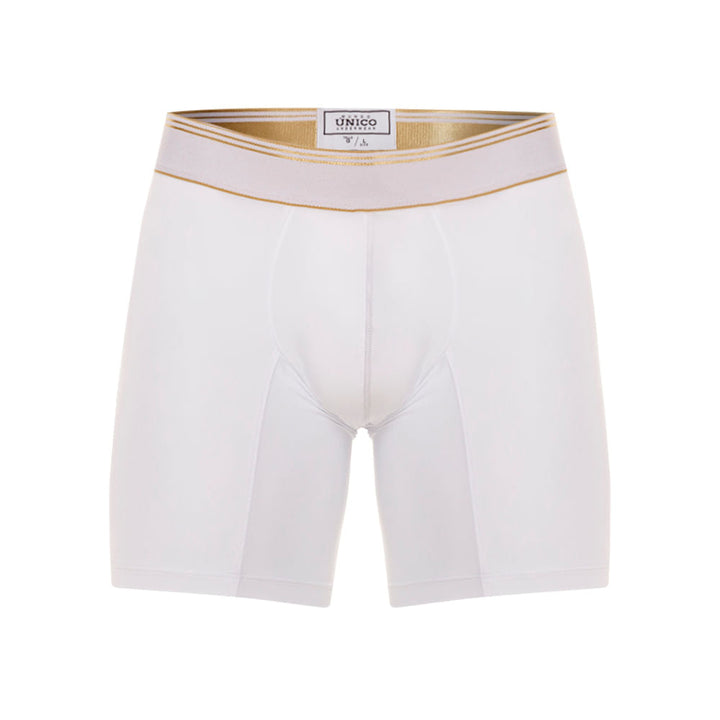 Mundo Unico Catalan Men's White Mid-Boxer Briefs