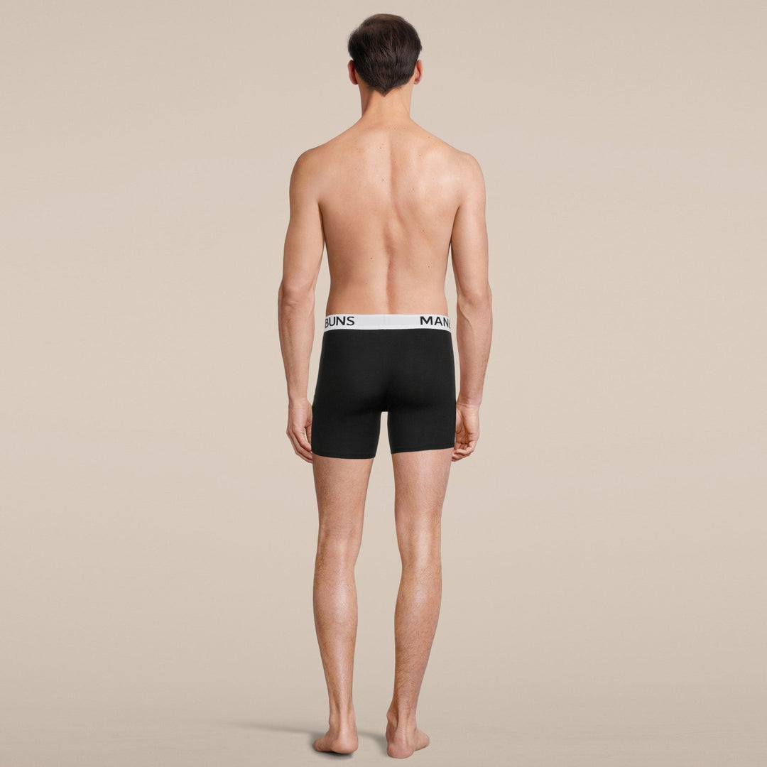 Manbuns Classic Black Boxer Brief Underwear