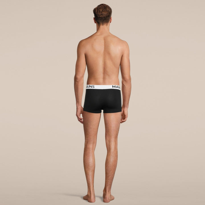 Manbuns Classic Black Boxer Trunk Underwear
