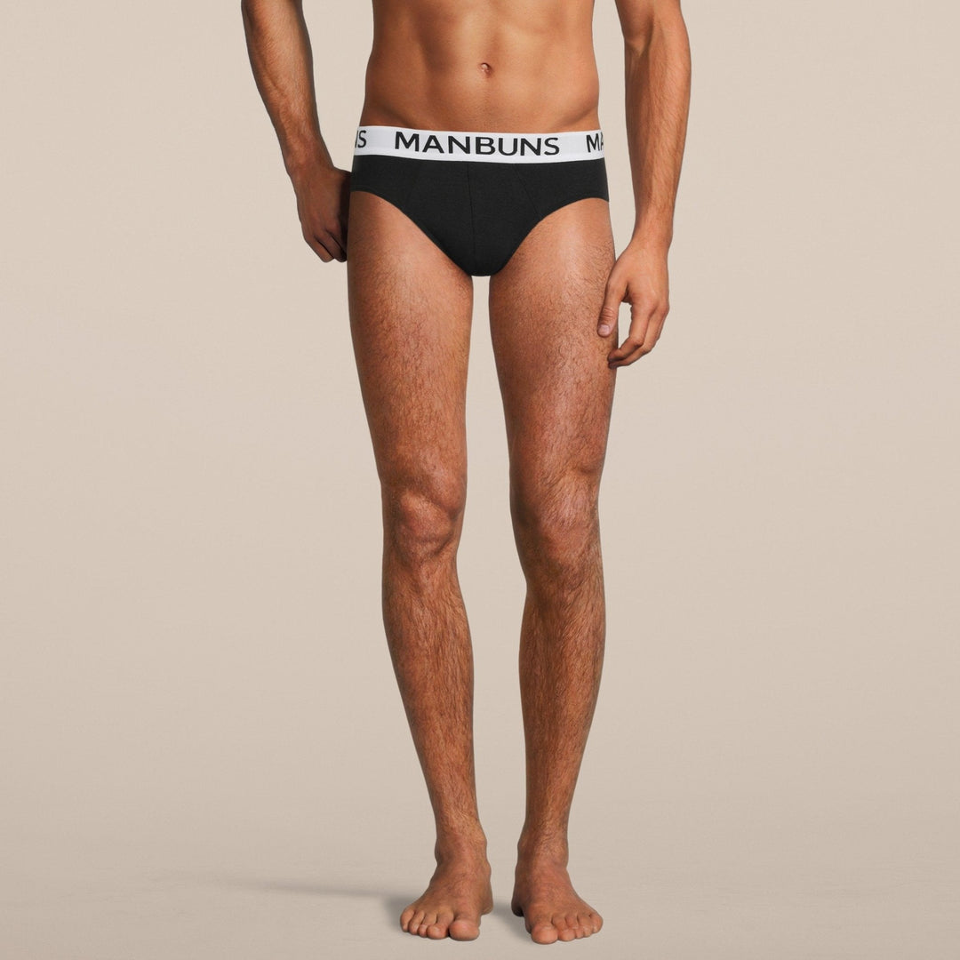 Manbuns Classic Black Brief Underwear