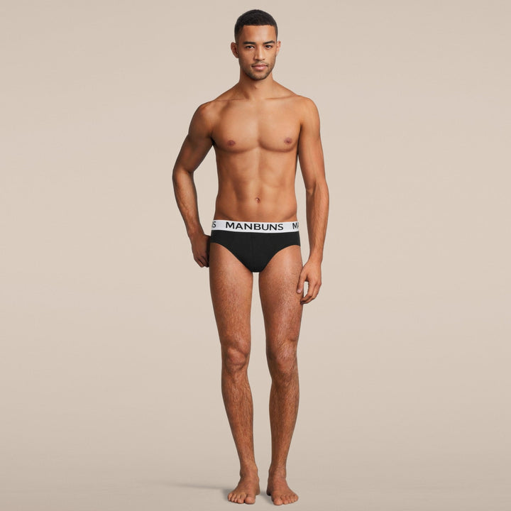 Manbuns Classic Black Brief Underwear
