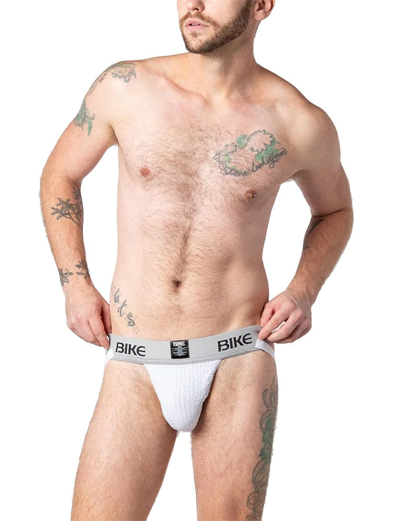 Bike Classic White Jockstrap