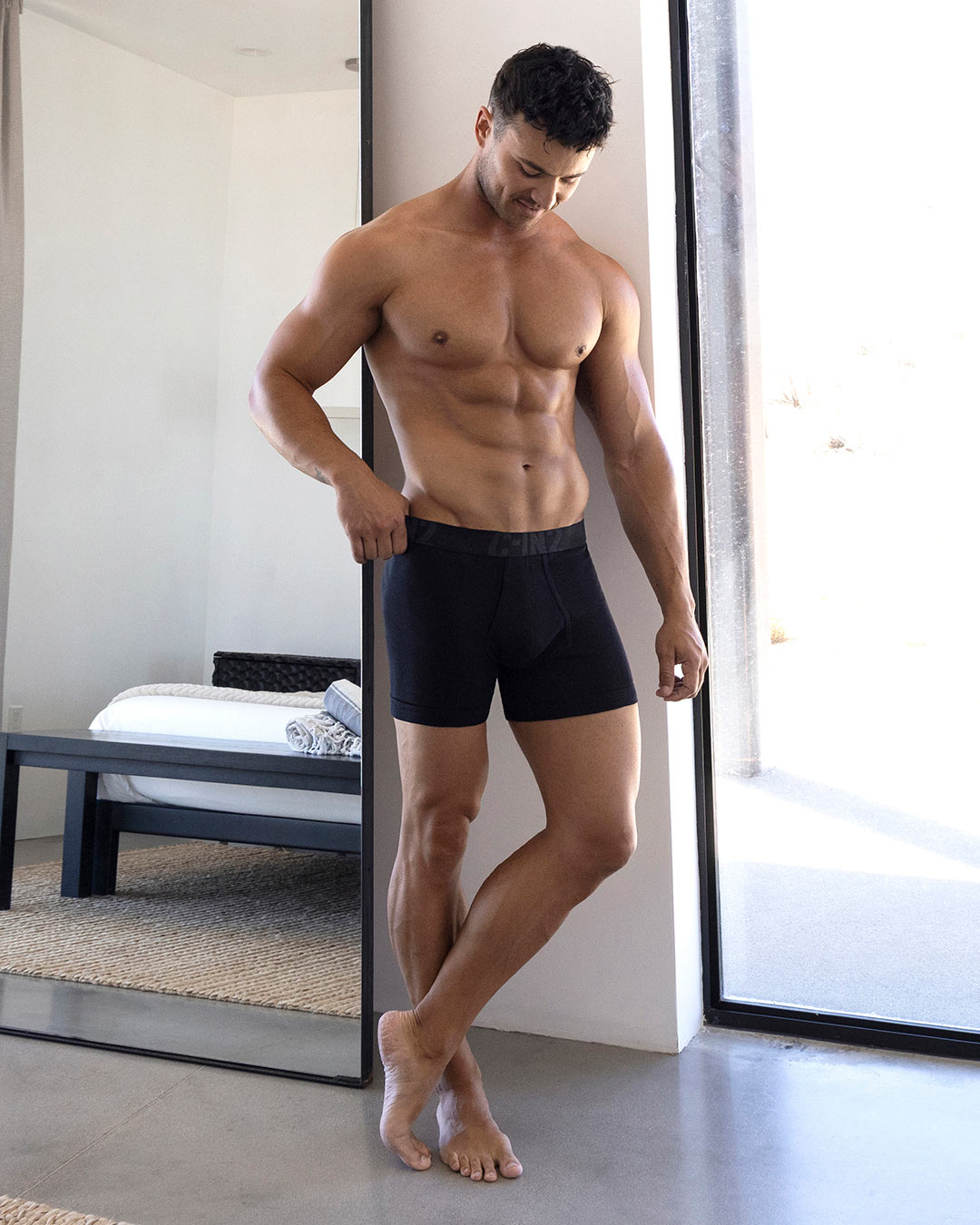 C-IN2 Core Signature Low Rise Boxer Brief in Black – men's boxer briefs