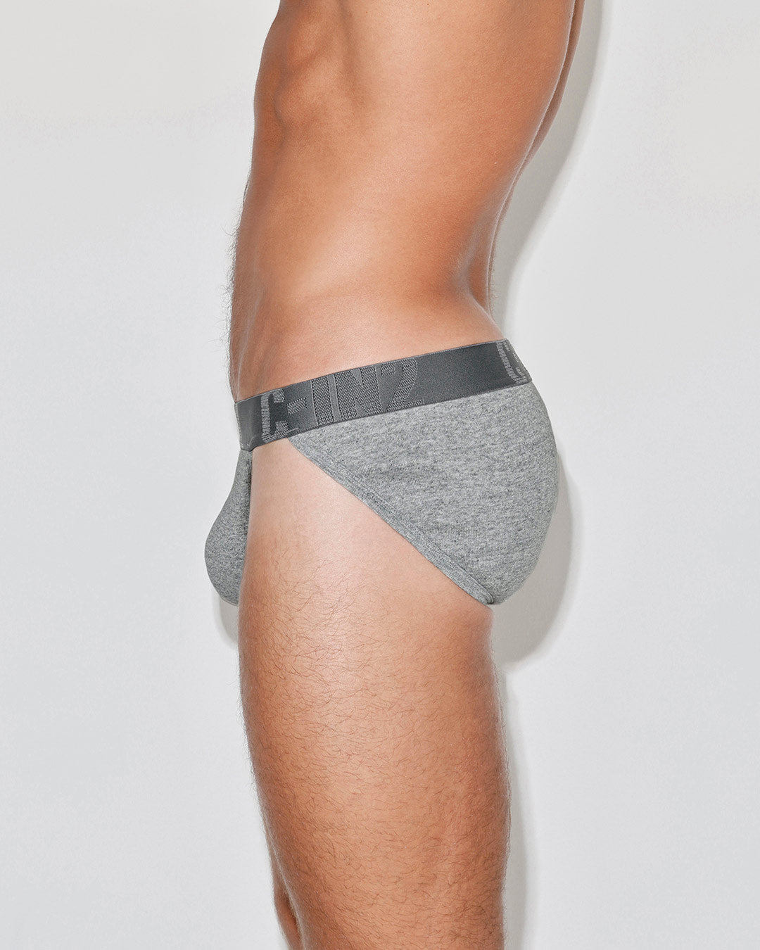 C-IN2 Core Signature Dash Brief Grey in Grey Heather – men's briefs