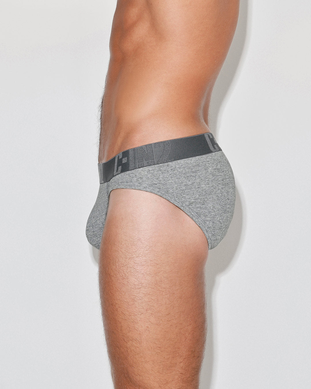 C-IN2 Core Signature Sport Brief Grey in Grey Heather – men's briefs