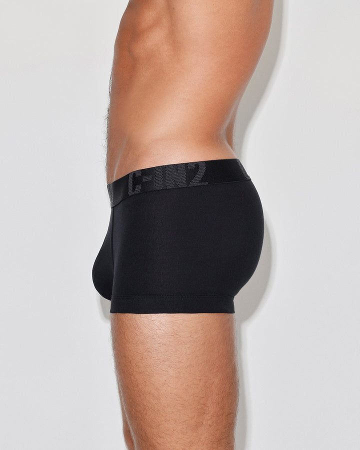 C-IN2 Core Signature Low Rise Trunk in Black – men's trunks