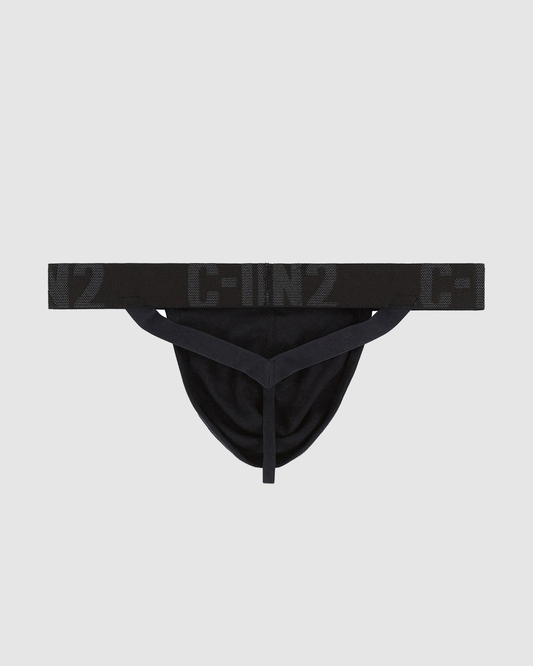 C-IN2 Core Signature Y Back Thong in Black – men's thongs