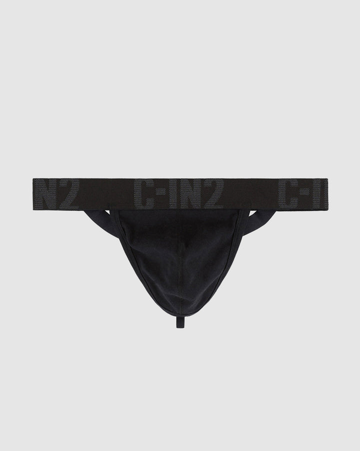 C-IN2 Core Signature Y Back Thong in Black – men's thongs