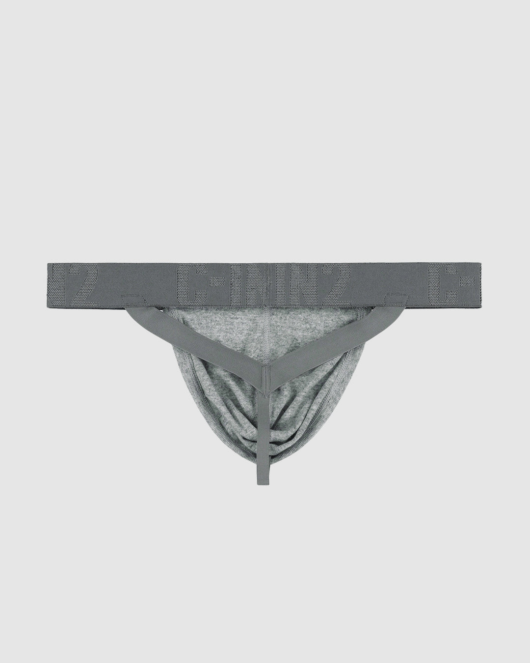 C-IN2 Core Signature Y Back Thong Grey in Grey Heather – men's thongs