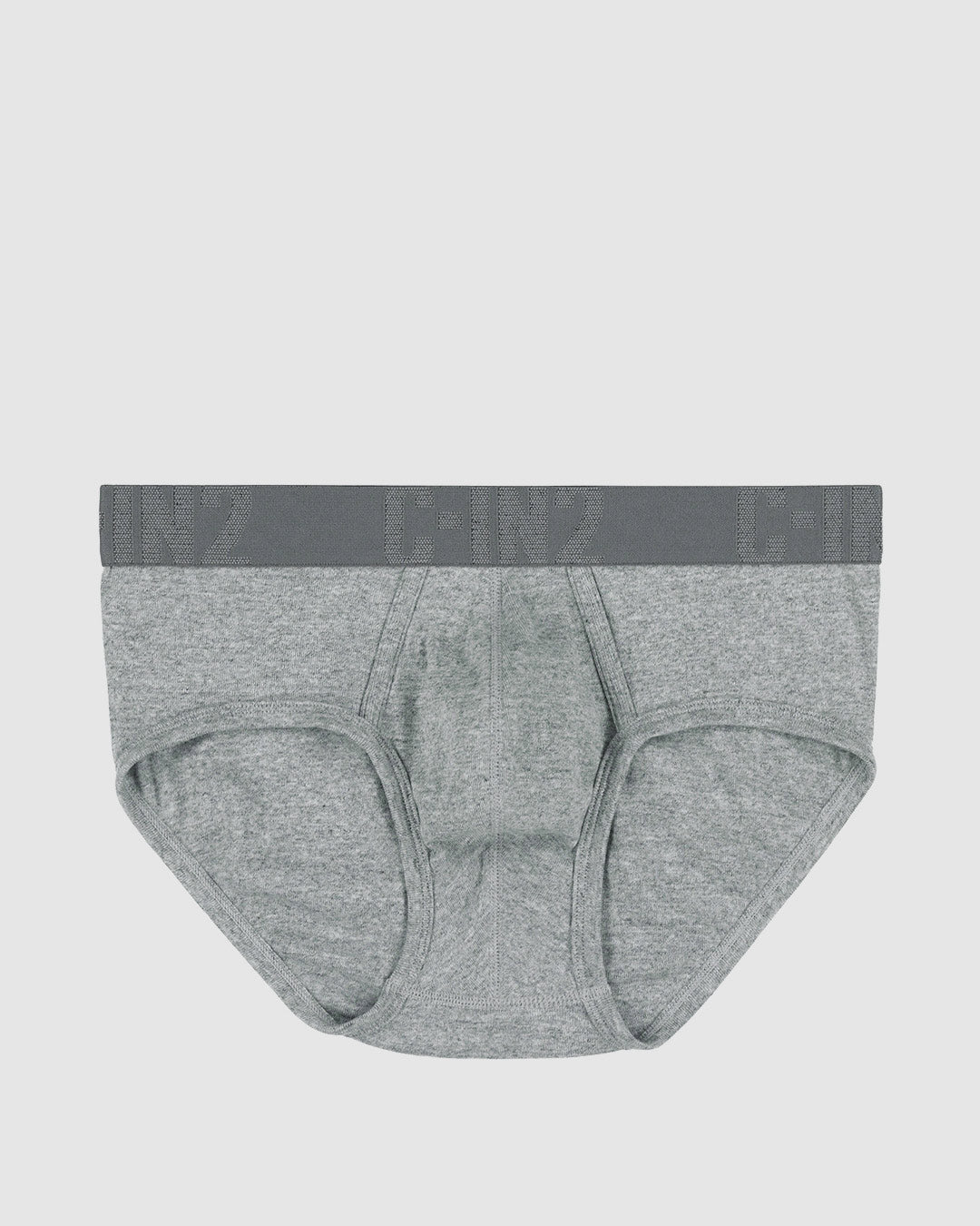 C-IN2 Core Signature Mid Rise Brief Grey in Grey Heather – men's briefs