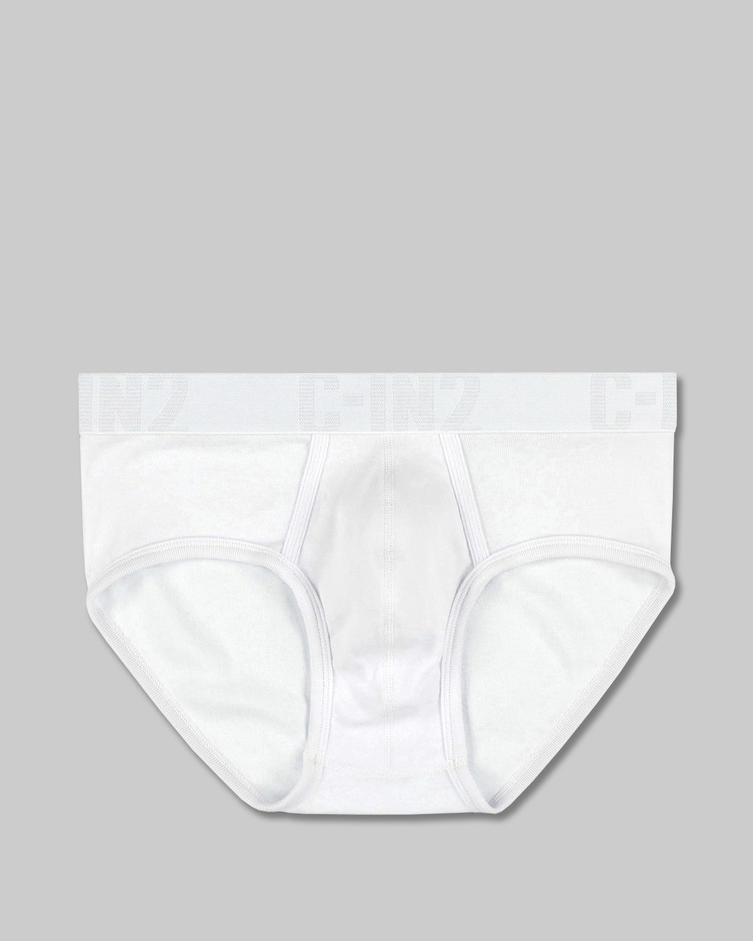 C-IN2 Core Signature Mid Rise Brief in White – men's briefs
