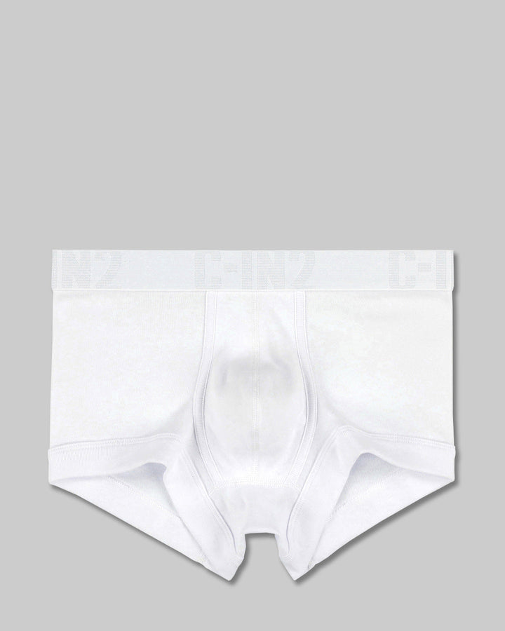 C-IN2 Core Signature Low Rise Trunk in White – men's trunks