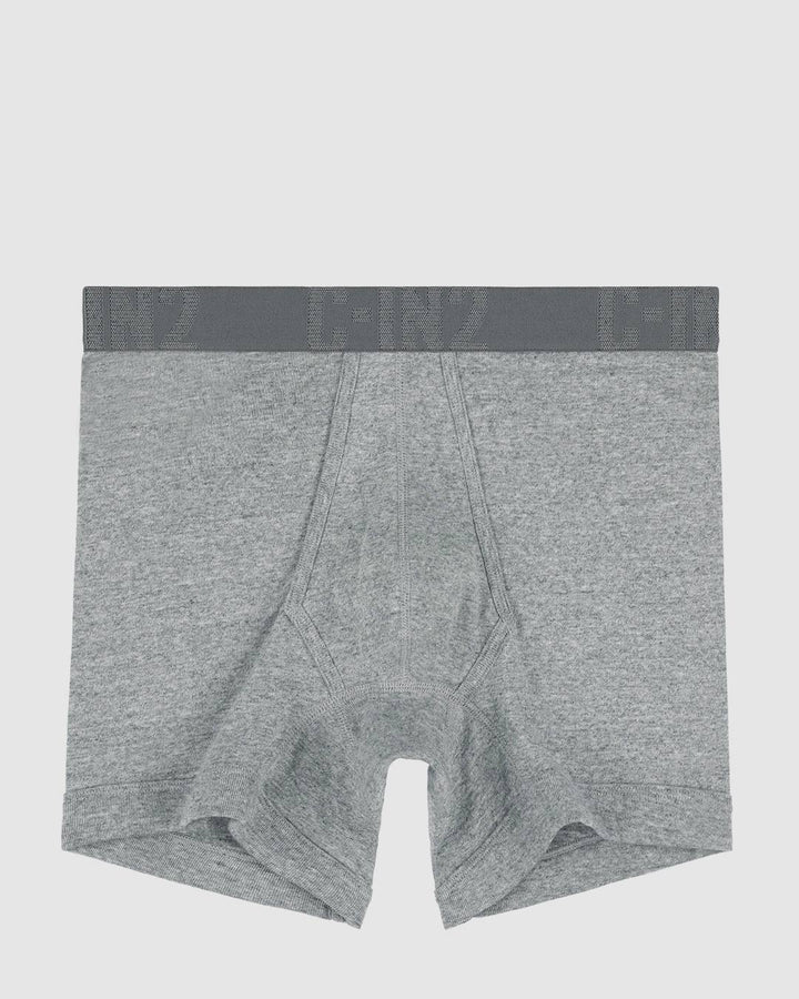C-IN2 Core Signature Low Rise Boxer Brief Grey in Grey Heather – men's boxer briefs
