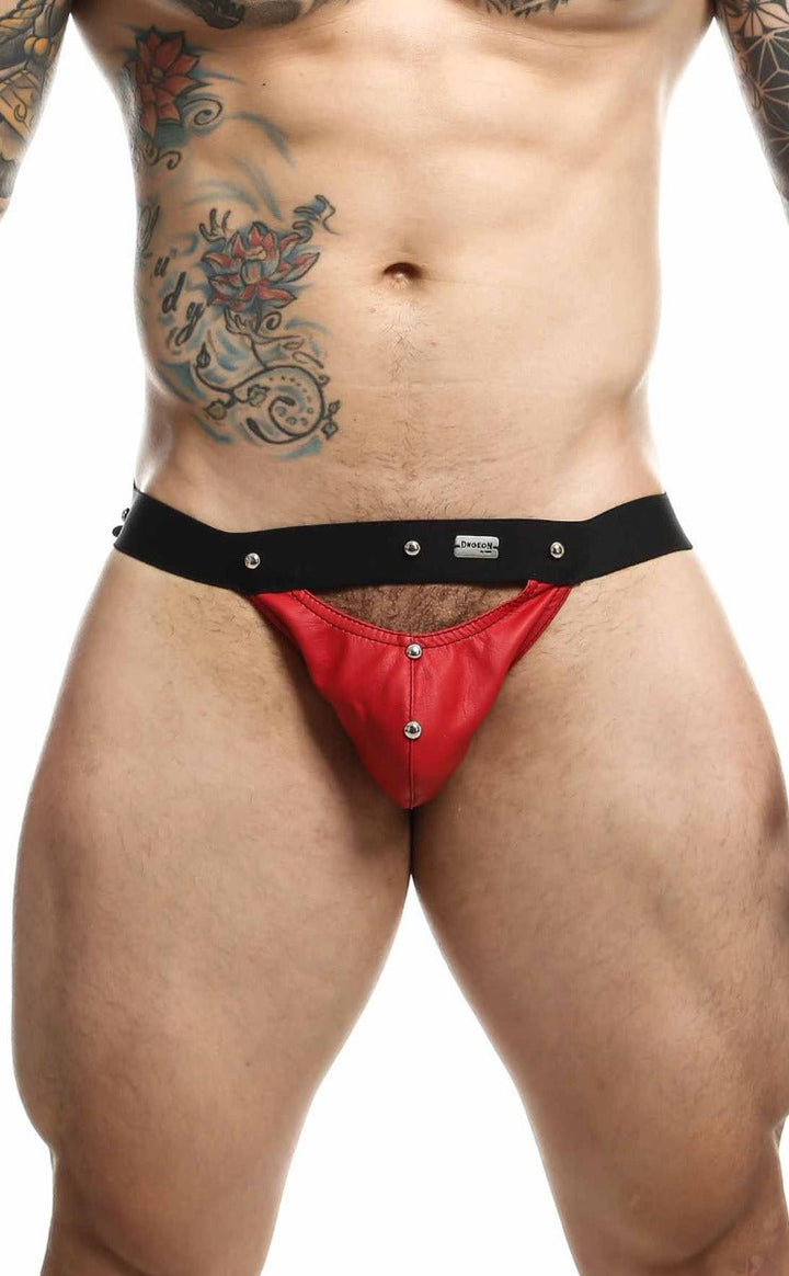 MALEBASICS DNGEON Mesh Jockstrap | Black Perforated Designer Underwear