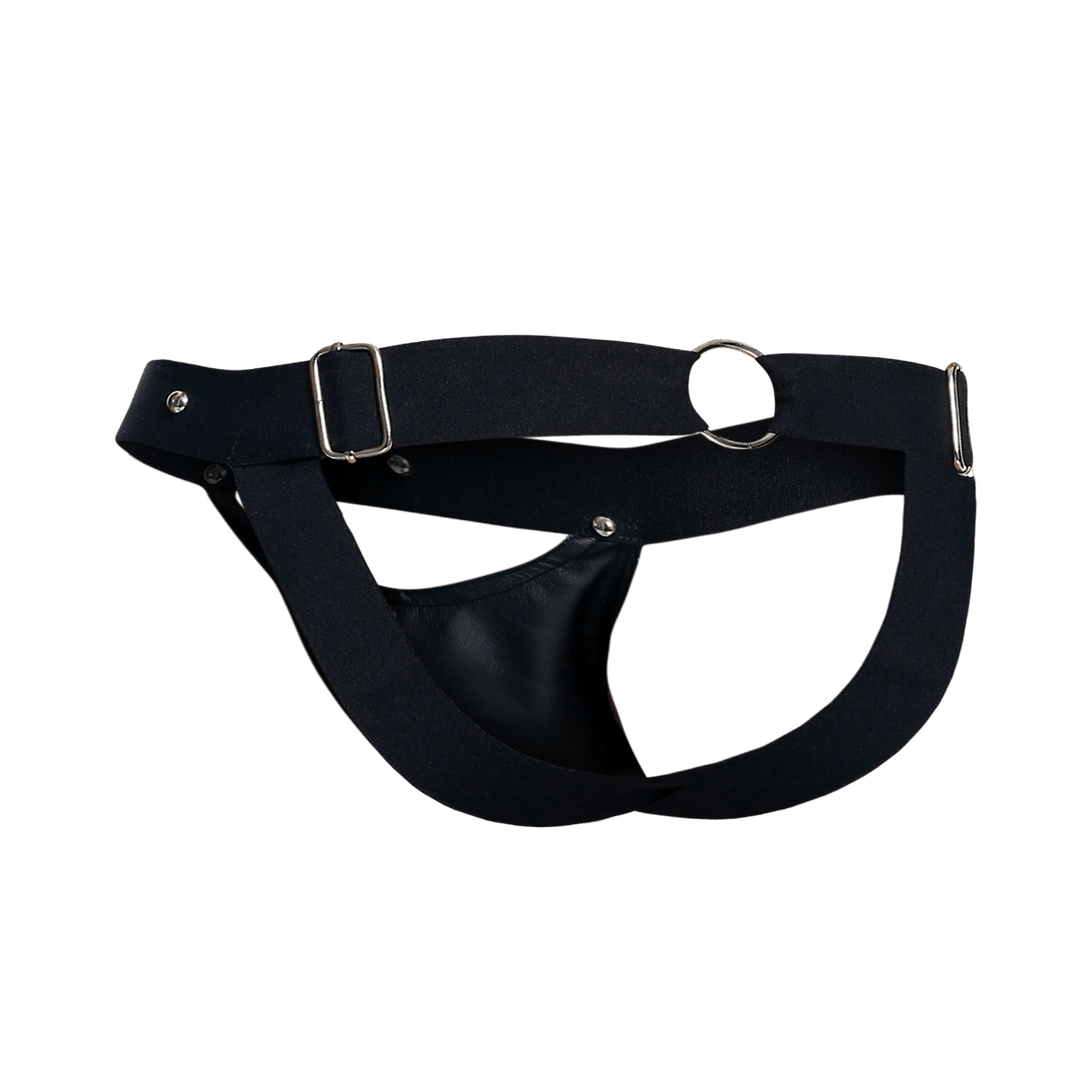 MALEBASICS DNGEON Mesh Jockstrap | Black Perforated Designer Underwear