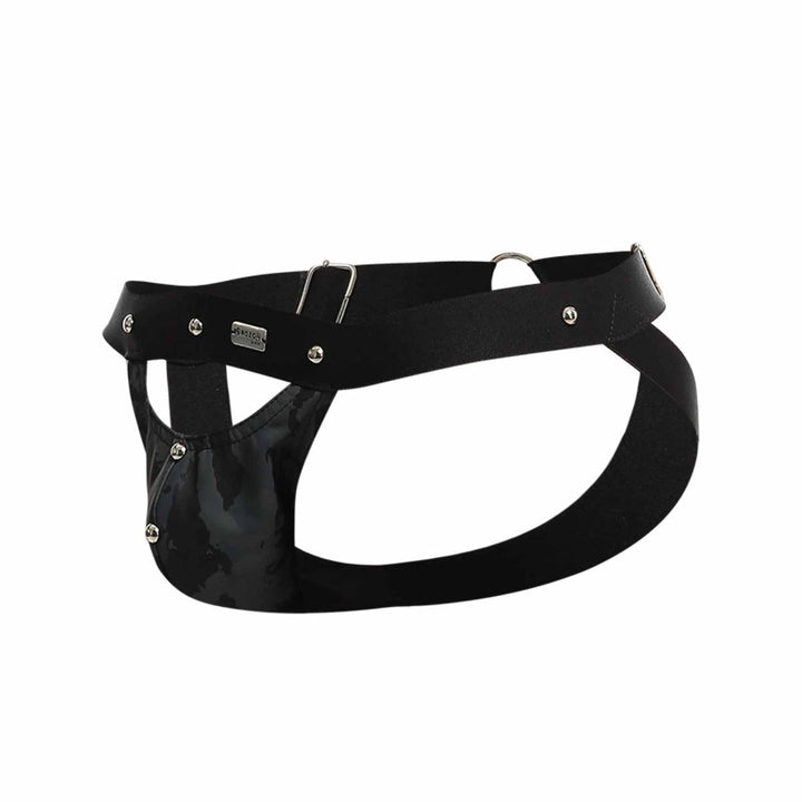 MALEBASICS DNGEON Mesh Jockstrap | Black Perforated Designer Underwear