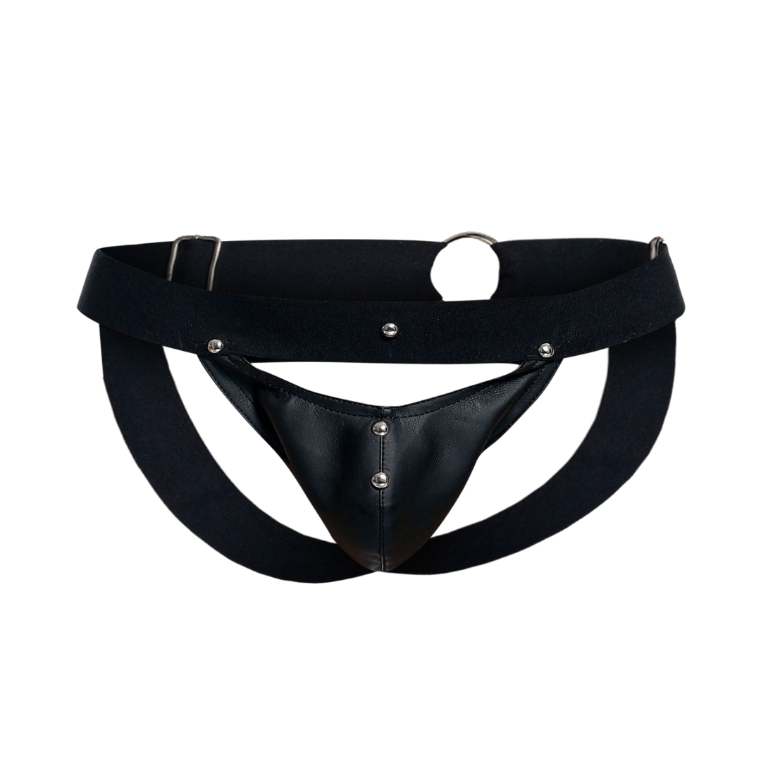 MALEBASICS DNGEON Mesh Jockstrap | Black Perforated Designer Underwear