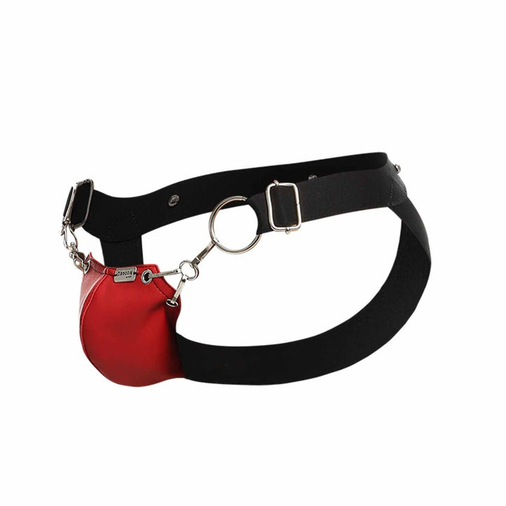 MaleBasics DNGEON Snap Jockstrap | Black O-Ring Designer Underwear