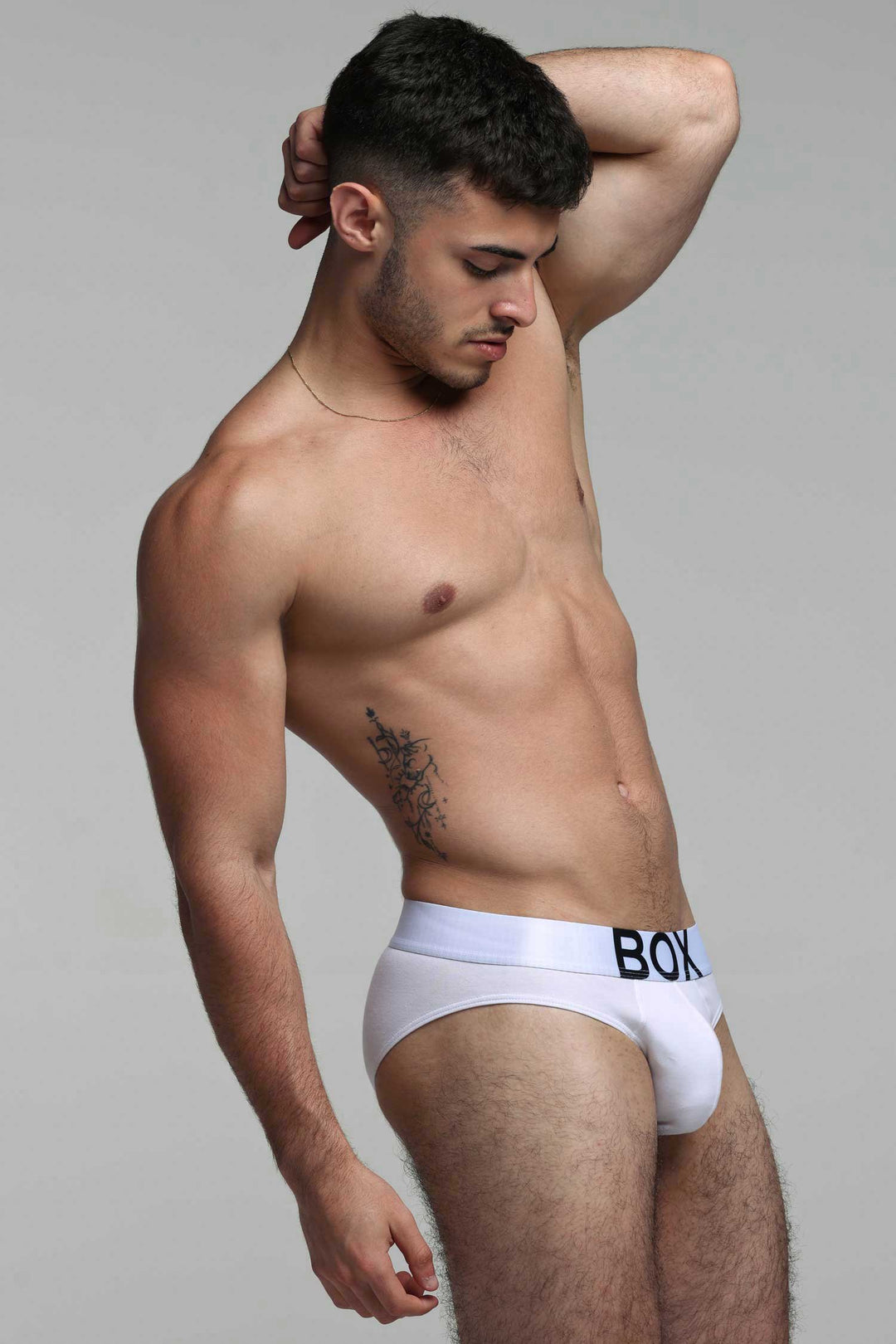 Box Menswear Men's White Briefs