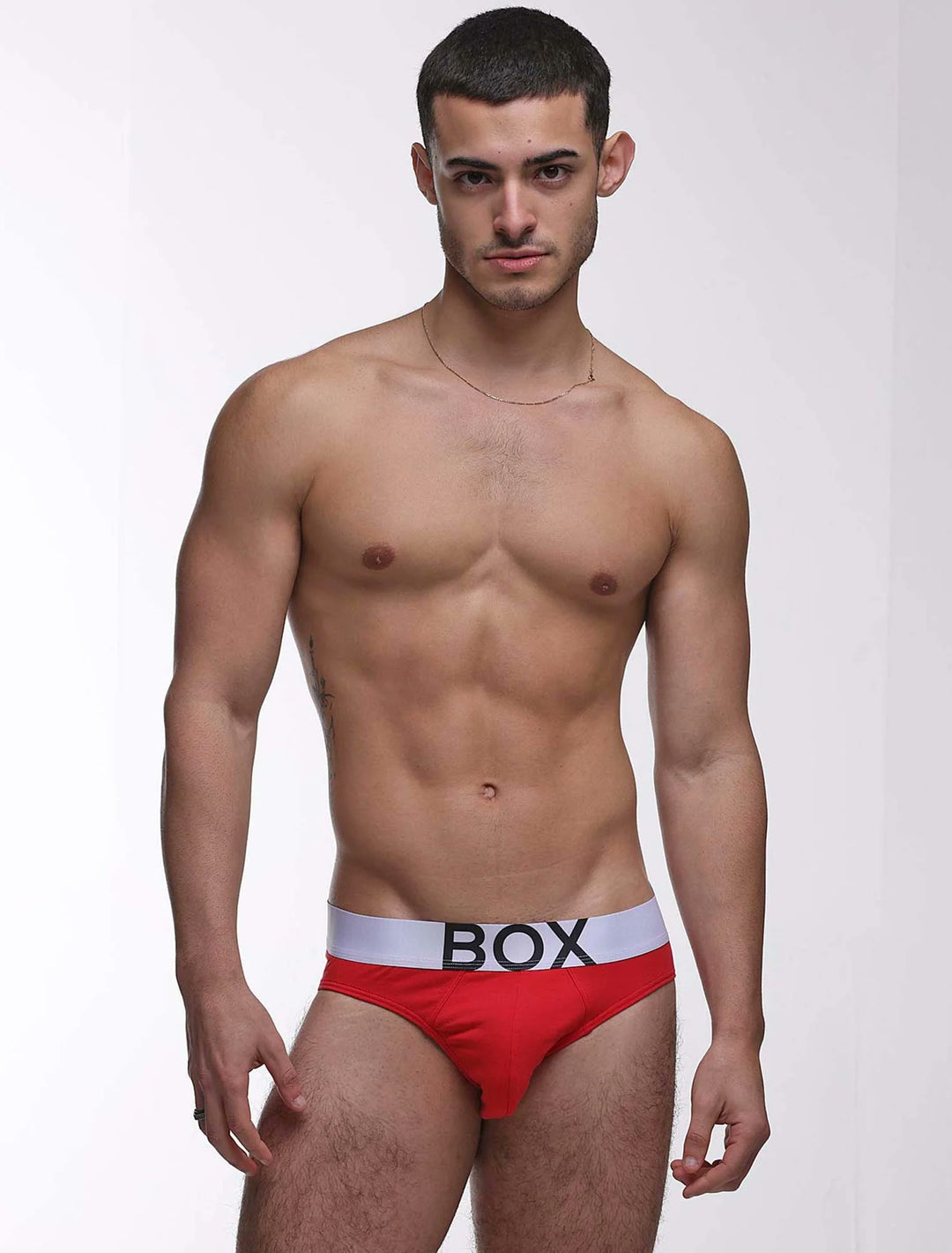 Box Menswear Men's Red Briefs