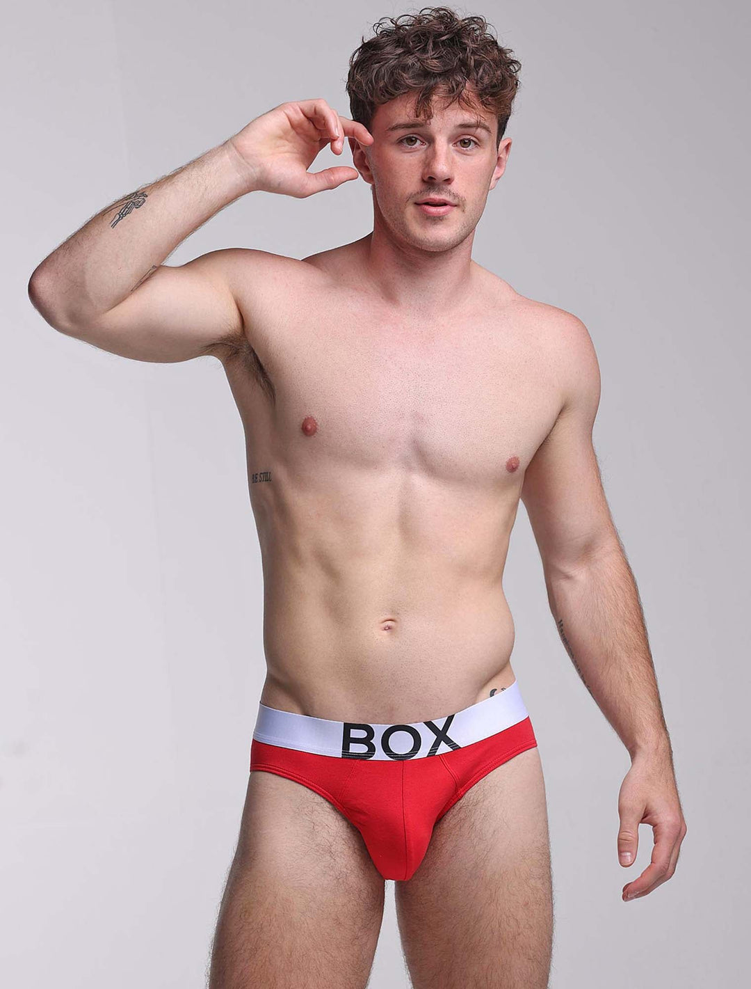 Box Menswear Men's Red Briefs