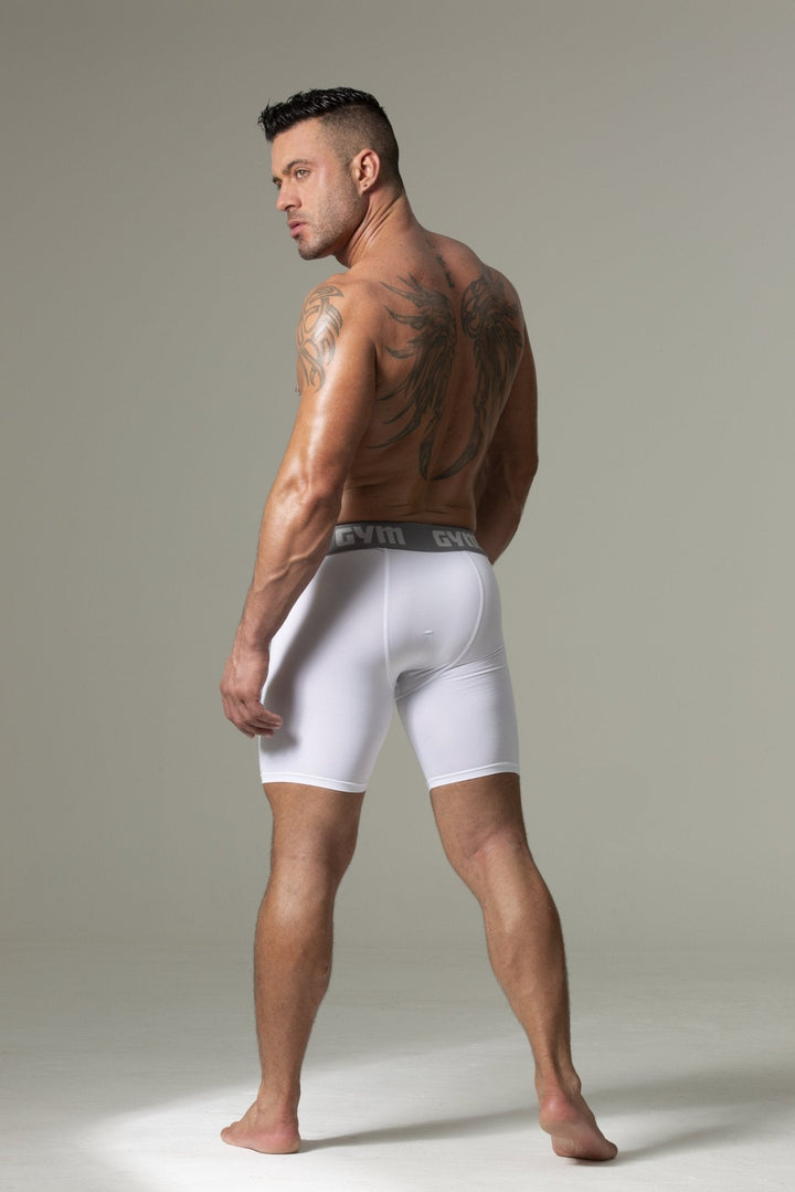 GYM Men's Performance Compression Shorts with Phone Pocket