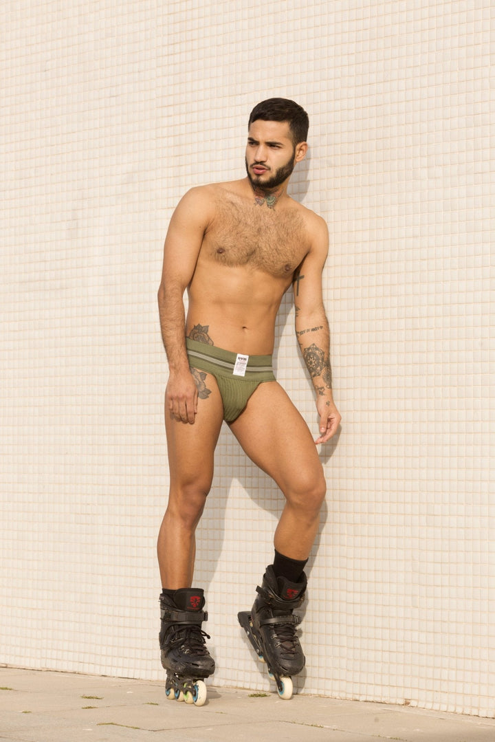 GYM Old School 2.0 Jockstrap - Men's Athletic Supporter with 3" Wide Waistband