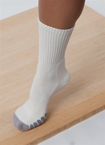 Spun Bamboo bamboo crew socks compression arch support detail