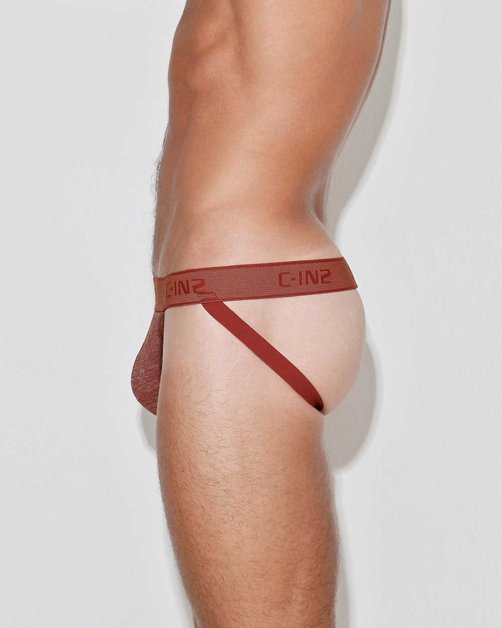C-IN2 Hand Me Down Jock Persimmon Red in Hand Me Down Persimmon Red – men's jockstraps