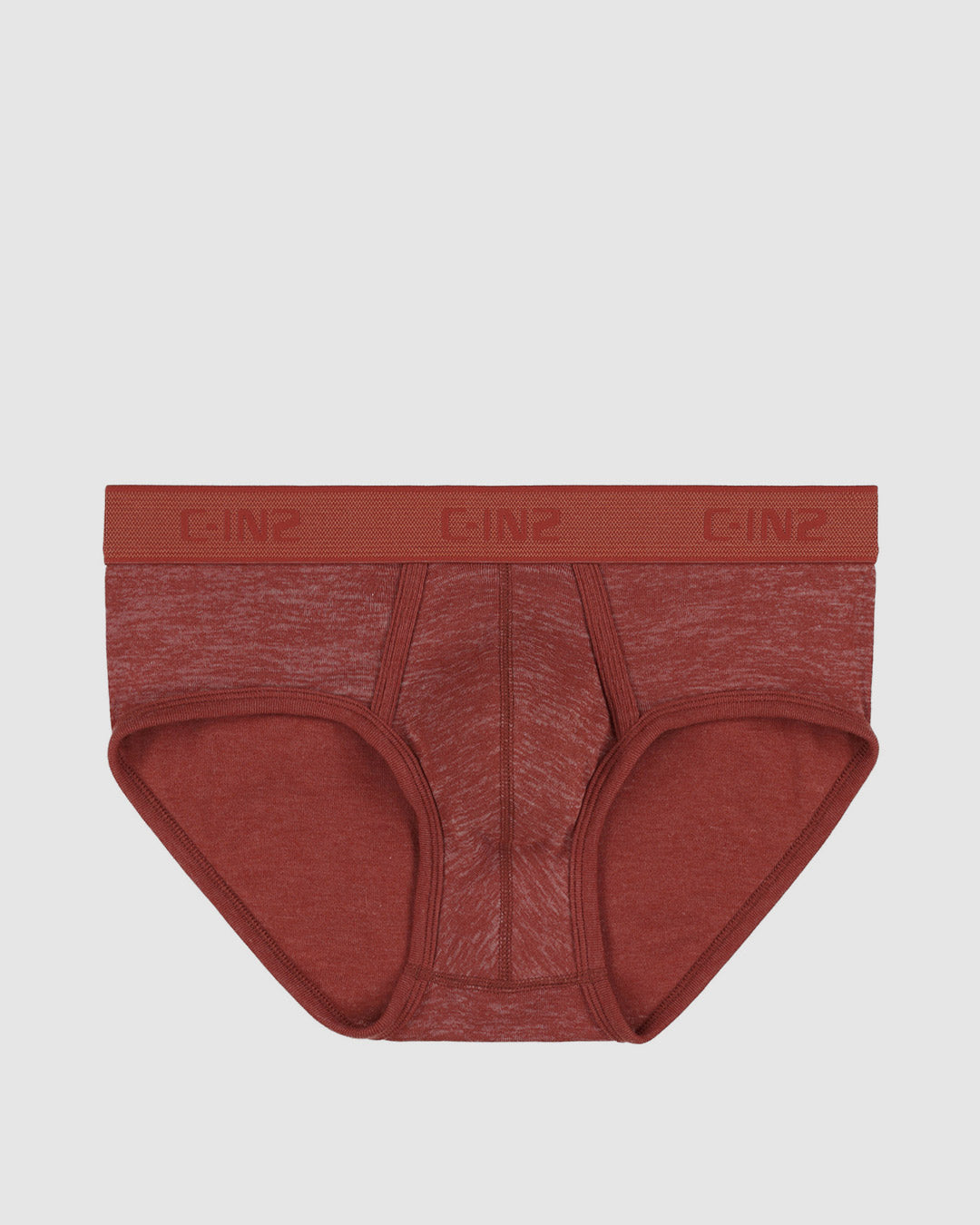 C-IN2 Hand Me Down Mid Rise Brief Persimmon Red in Hand Me Down Persimmon Red – men's briefs