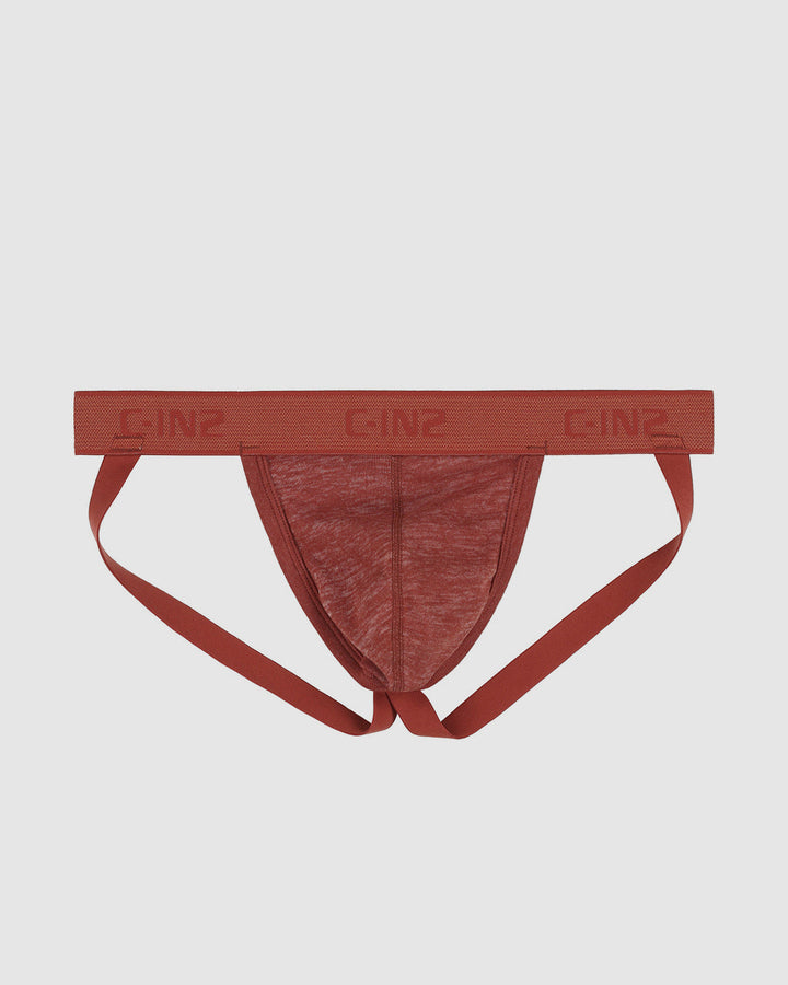 C-IN2 Hand Me Down Jock Persimmon Red in Hand Me Down Persimmon Red – men's jockstraps