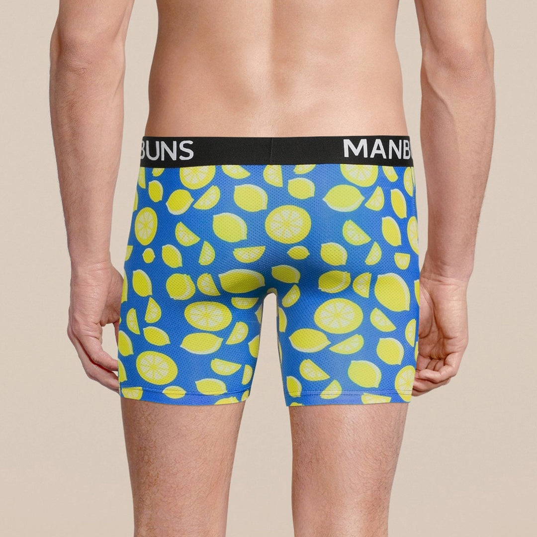 Manbuns Lemon Boxer Brief Underwear