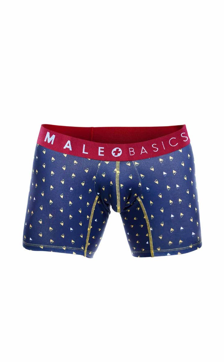 MaleBasics 3-Pack Boxer Brief Marine – Premium Sublimated Viscose Stretch Pack