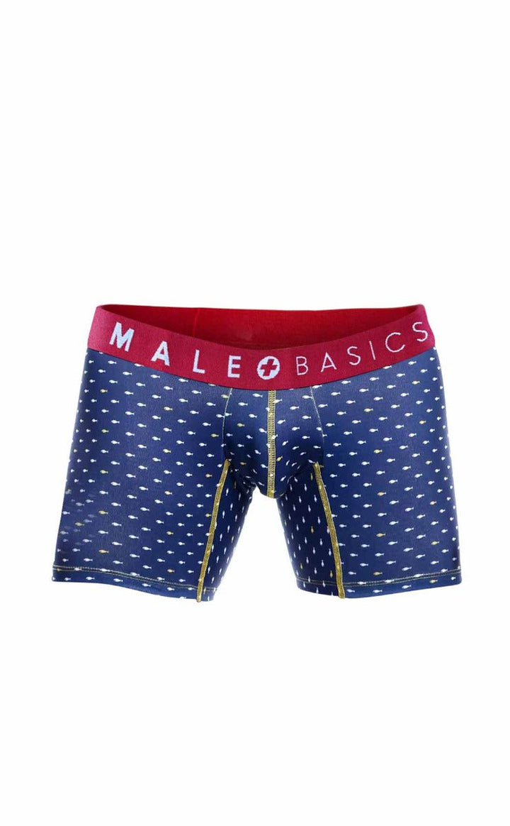 MaleBasics 3-Pack Boxer Brief Marine – Premium Sublimated Viscose Stretch Pack