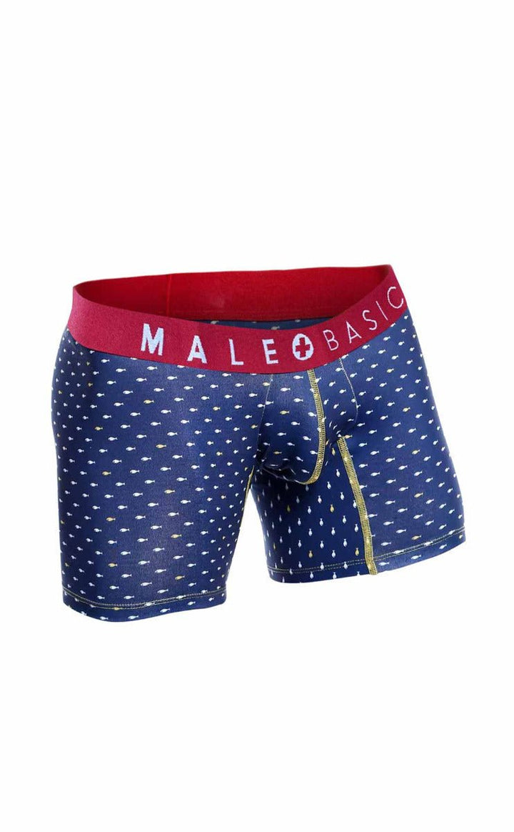 MaleBasics 3-Pack Boxer Brief Marine – Premium Sublimated Viscose Stretch Pack