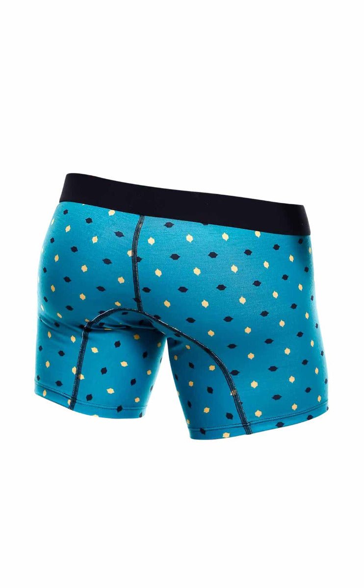 MaleBasics 3-Pack Boxer Briefs – Stache Print Stretch Viscose Underwear