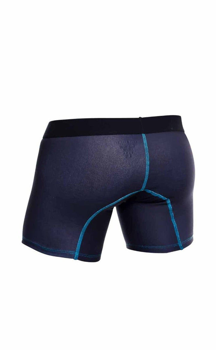 MaleBasics 3-Pack Boxer Briefs – Stache Print Stretch Viscose Underwear