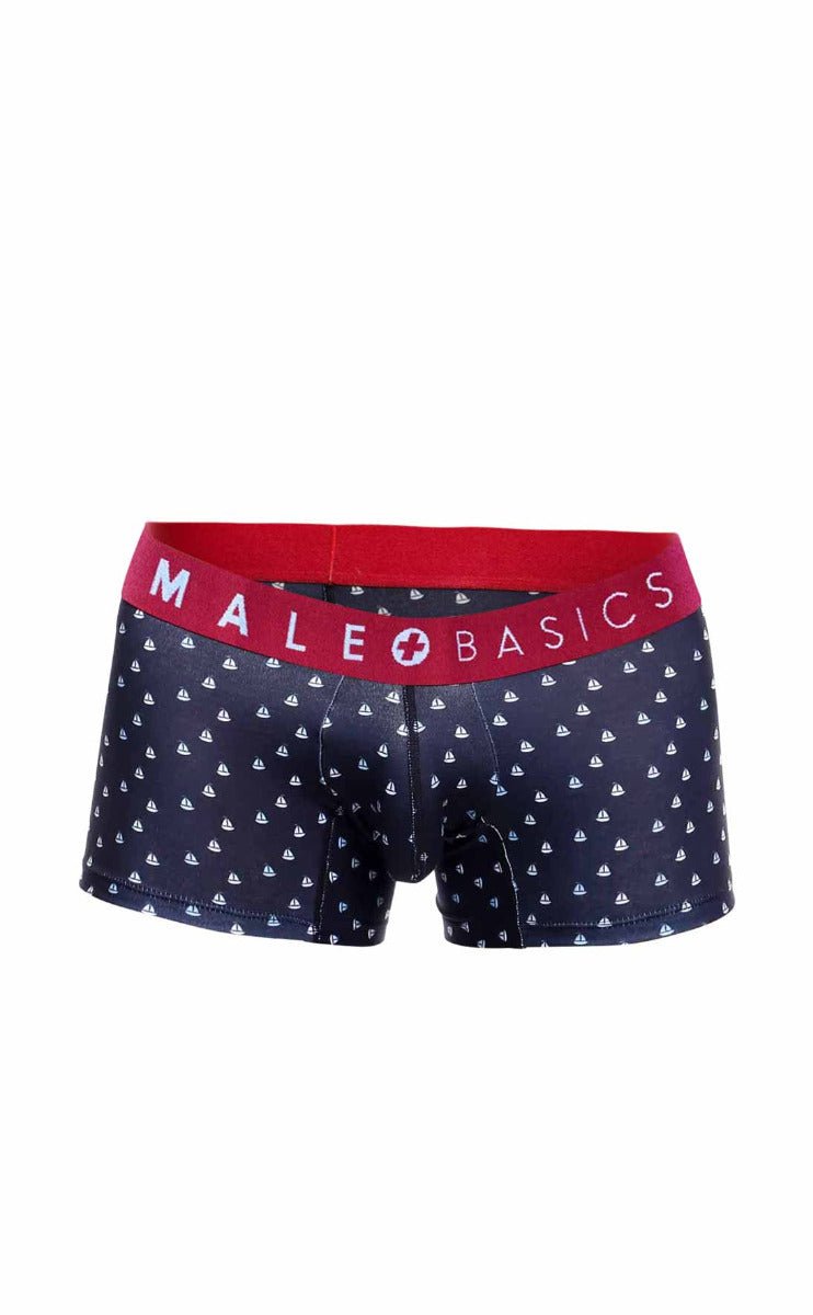 MaleBasics 3-Pack Men’s Trunk Boats – Breathable Cotton Stretch Underwear