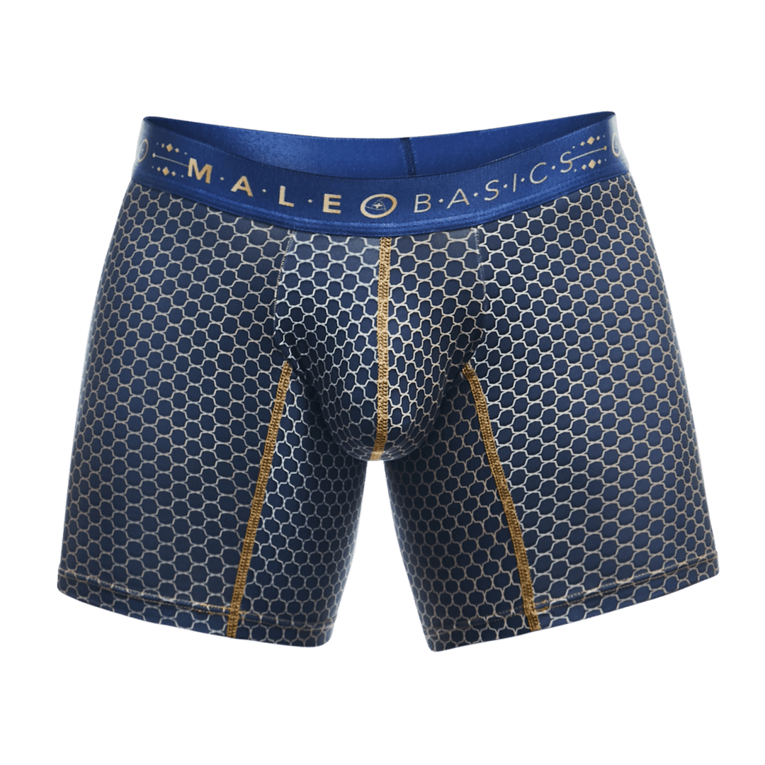 MaleBasics Men's Hipster Boxer Briefs – Low-Rise Mid-Thigh Supportive Underwear
