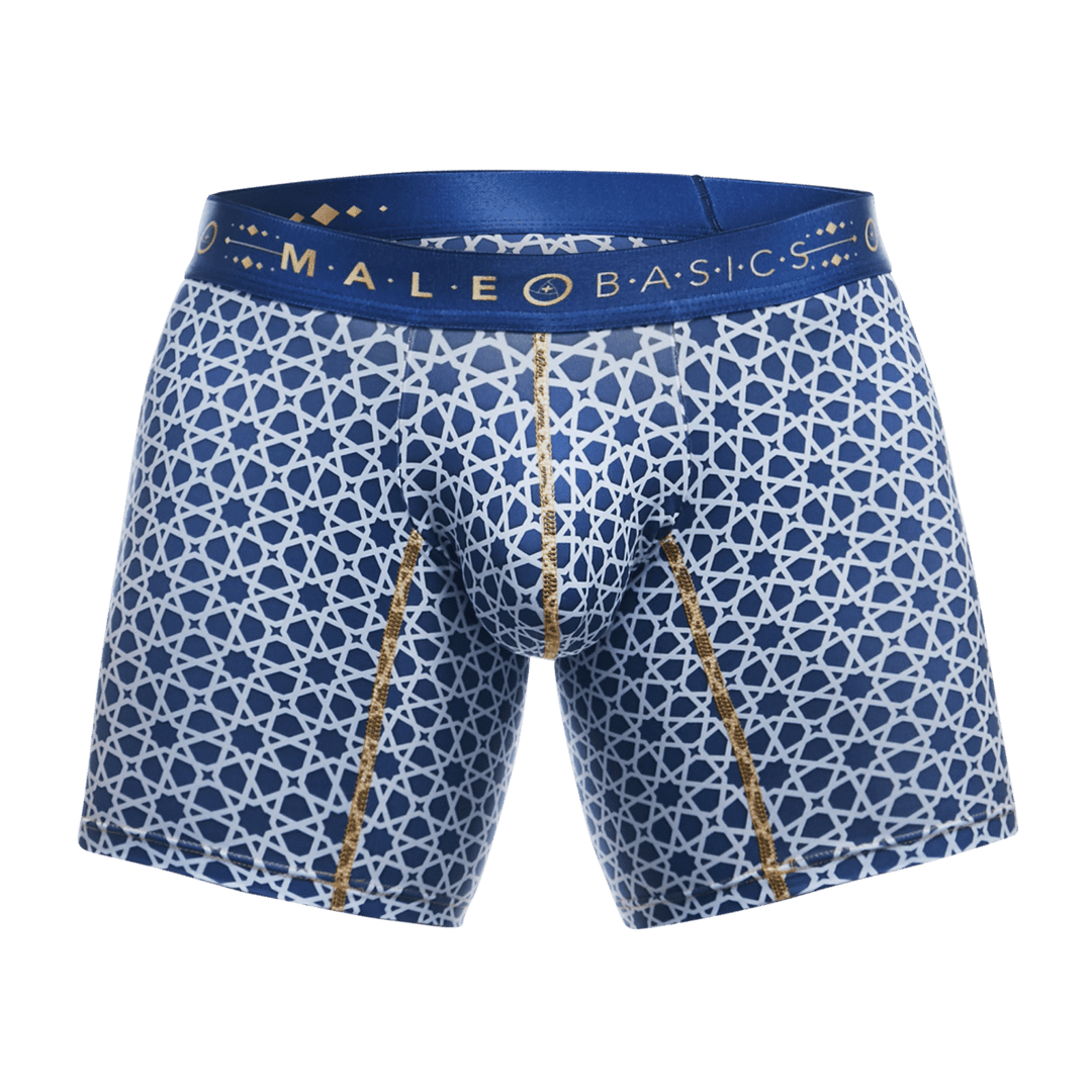 MaleBasics Men's Hipster Boxer Briefs – Low-Rise Mid-Thigh Supportive Underwear
