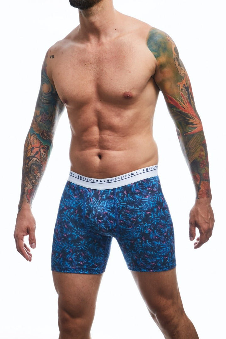 MaleBasics 3-Pack Marine Boxer Brief – Breathable Sublimated Viscose Men's Underwear