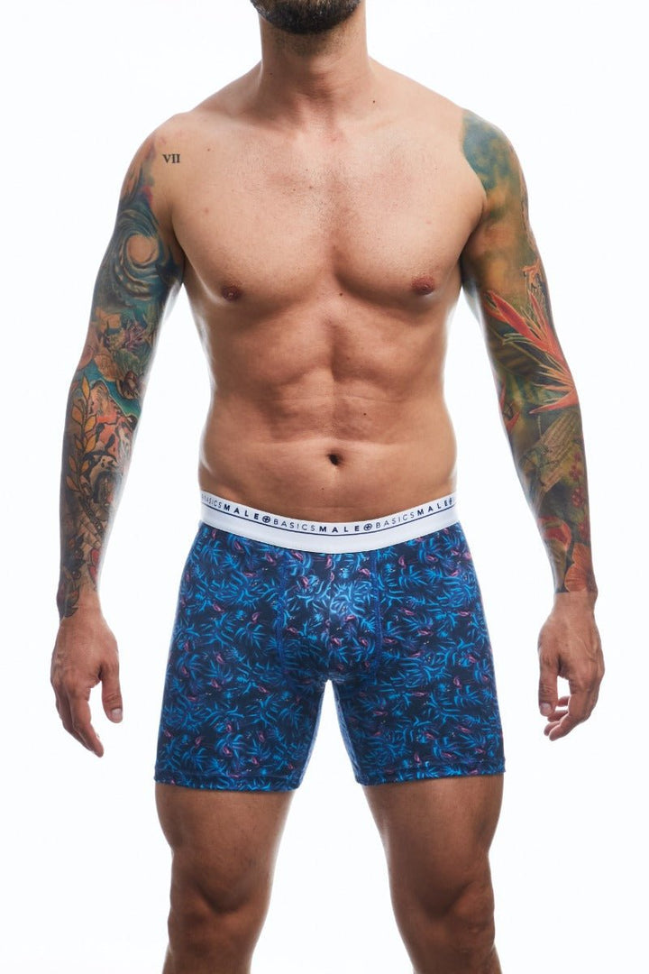 MaleBasics 3-Pack Marine Boxer Brief – Breathable Sublimated Viscose Men's Underwear
