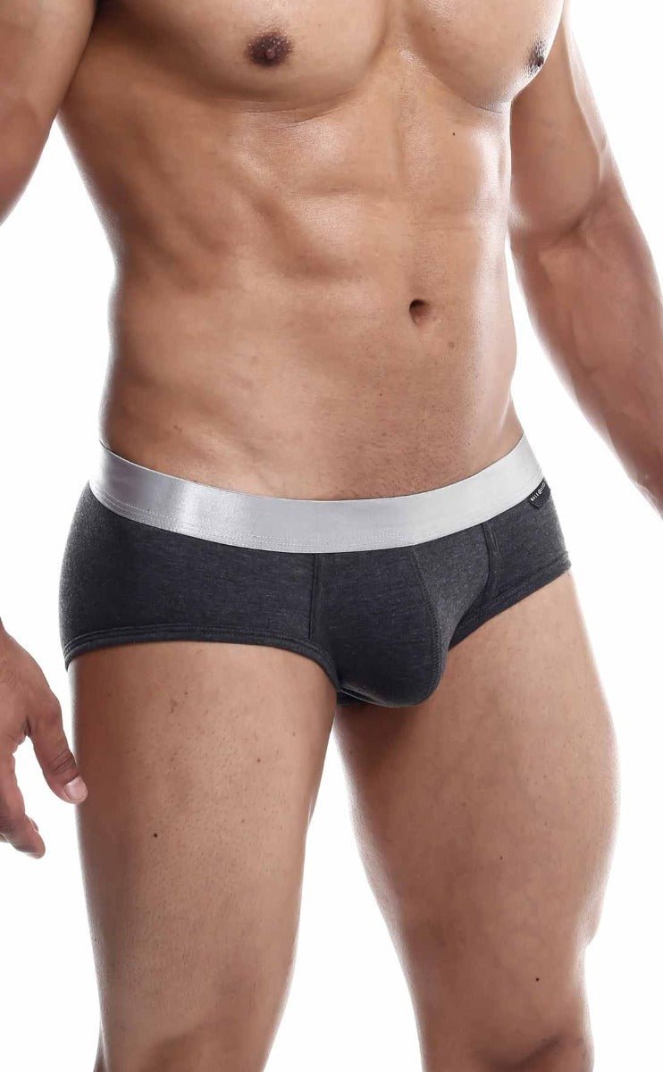 MaleBasics Brief Pima | Premium Charcoal Low-Rise Brief