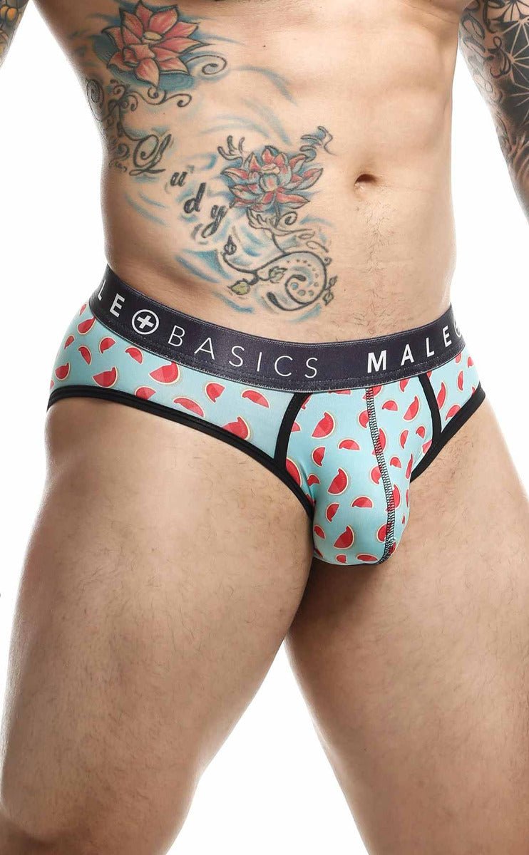 MaleBasics Men's Sexy Pouch Brief – Lightweight Support in Multi-Patterns (Final Sale)