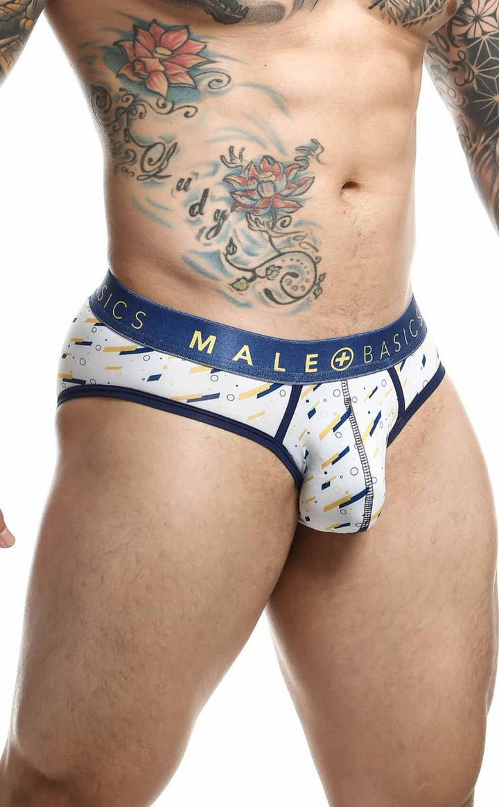 MaleBasics Men's Sexy Pouch Brief – Lightweight Support in Multi-Patterns (Final Sale)